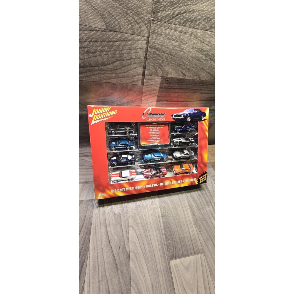 Johnny Lightning Camaro Legends Die-cast 10 Car BOXSET Sealed